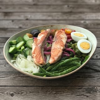 Salmon Nicoise Salad